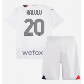 AC Milan Pierre Kalulu #20 Auswärtstrikot 2023-24 Kurzarm (+ kurze hosen)